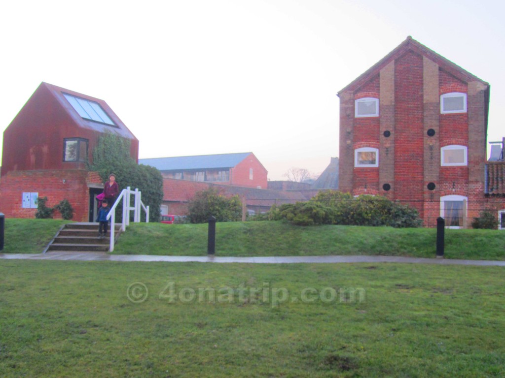 back of Snape Maltings