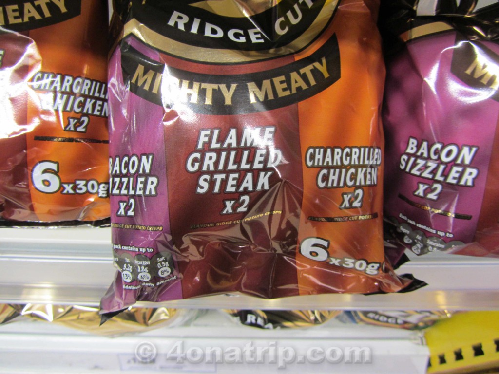 crisps meat flavors