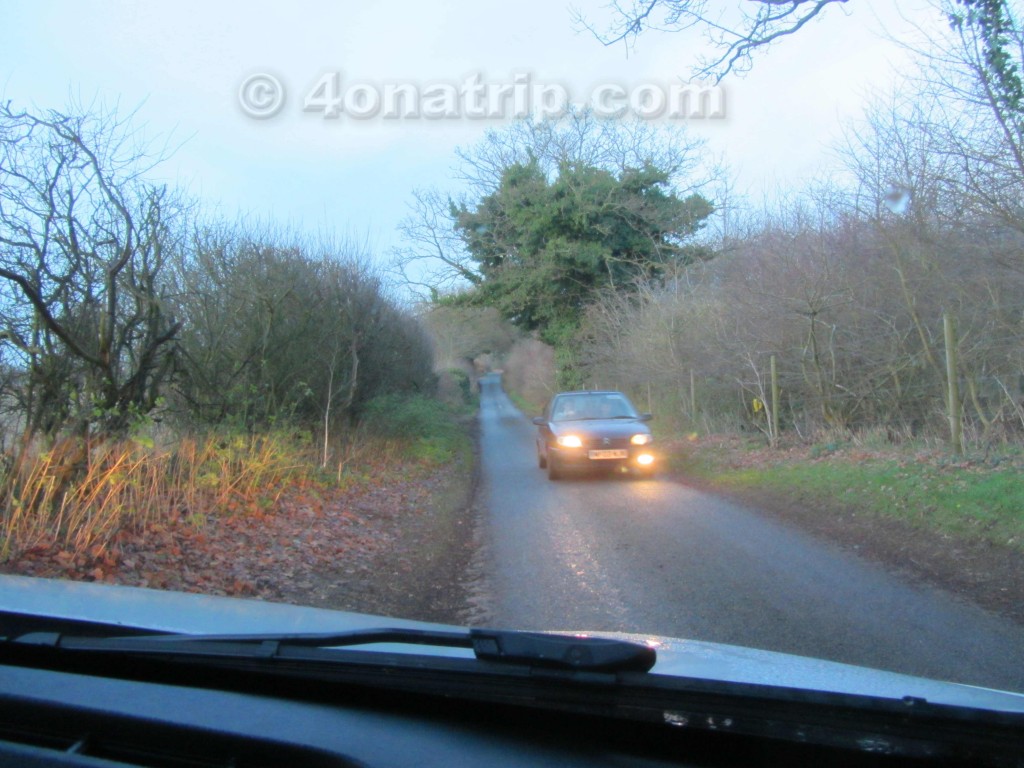 driving on the left in England