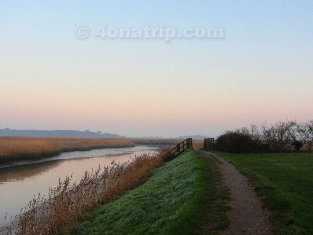 trail at Snape Maltings