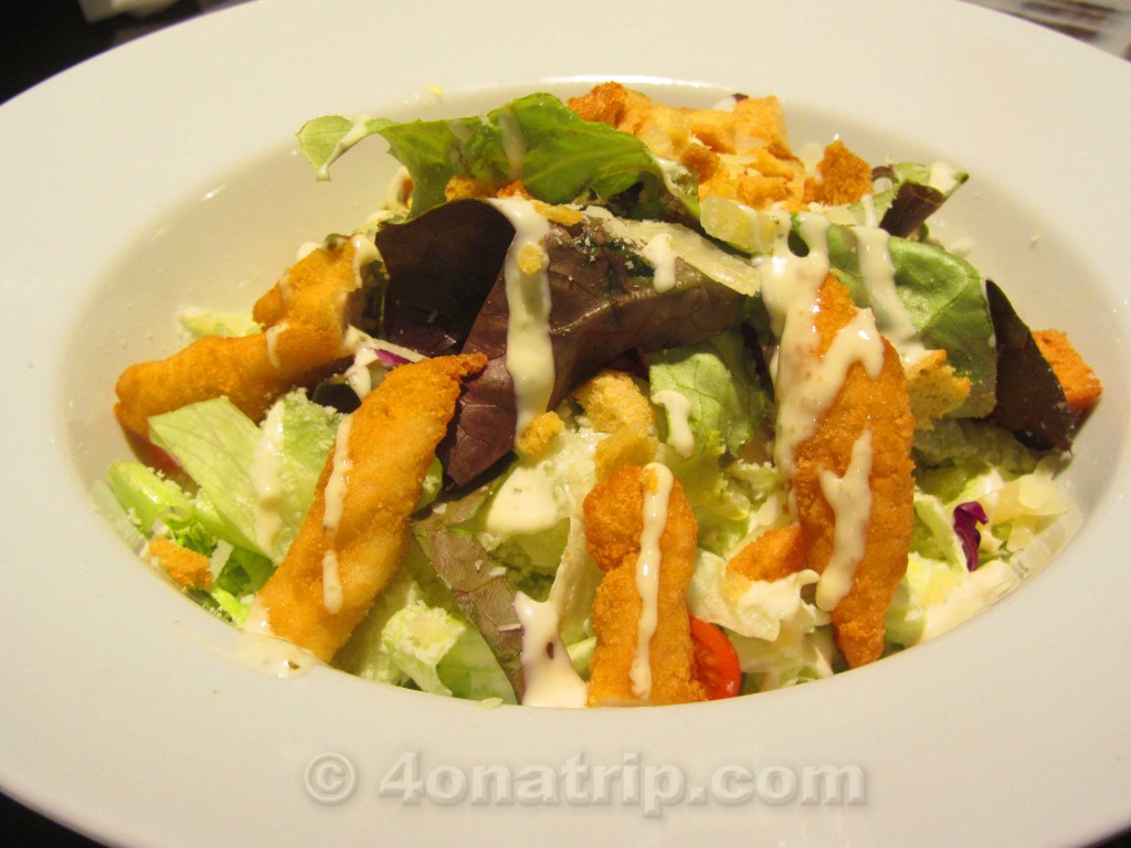 Cesear salad at Charlotte Gastrobar & Cafe Malaga Spain