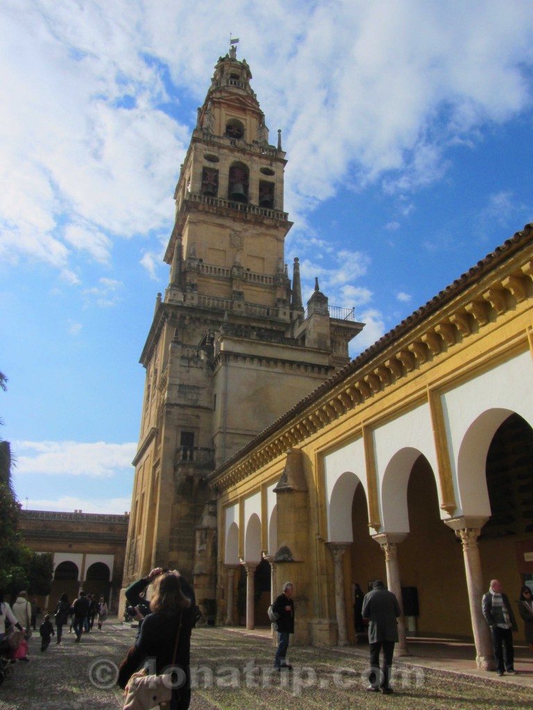 Cathedral bell tower Cordoba Spain