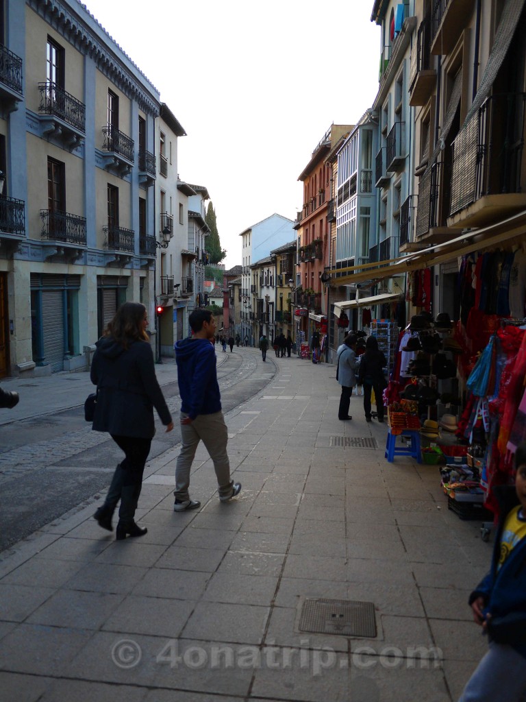 shops near Alhambra Granada Spain