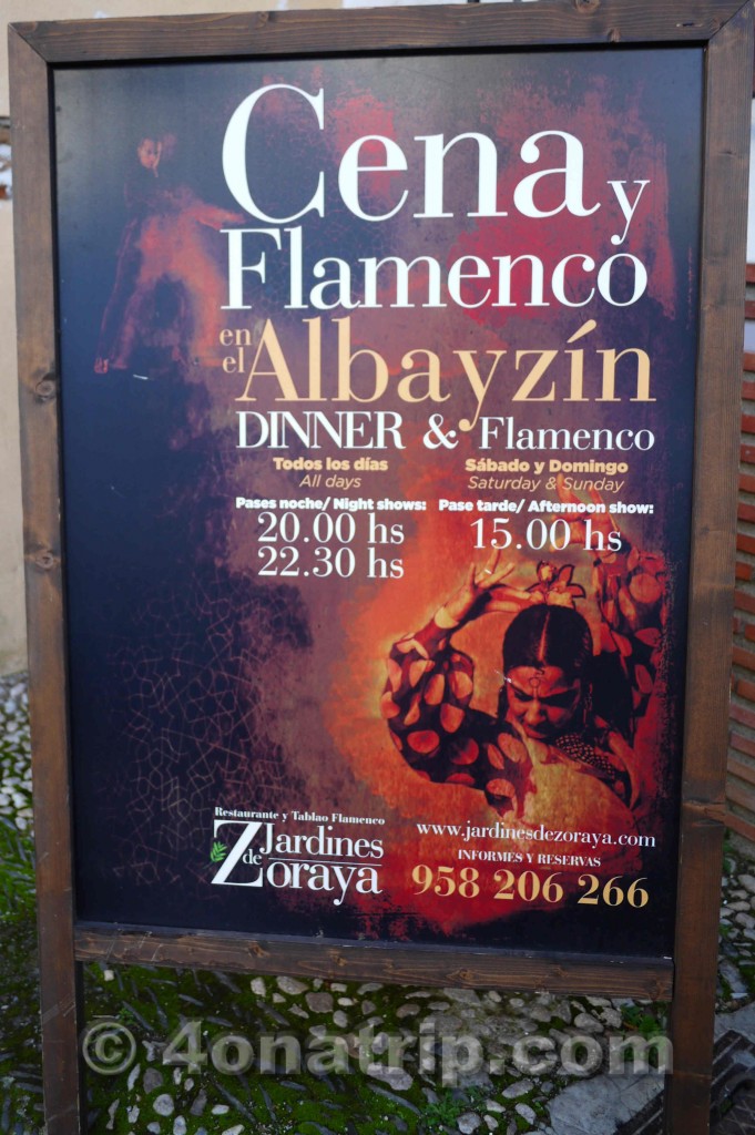 Dinner and Flamenco in Granada Spain