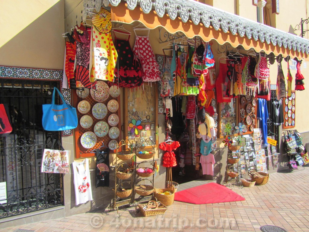 Cordoba Spain tourist shop