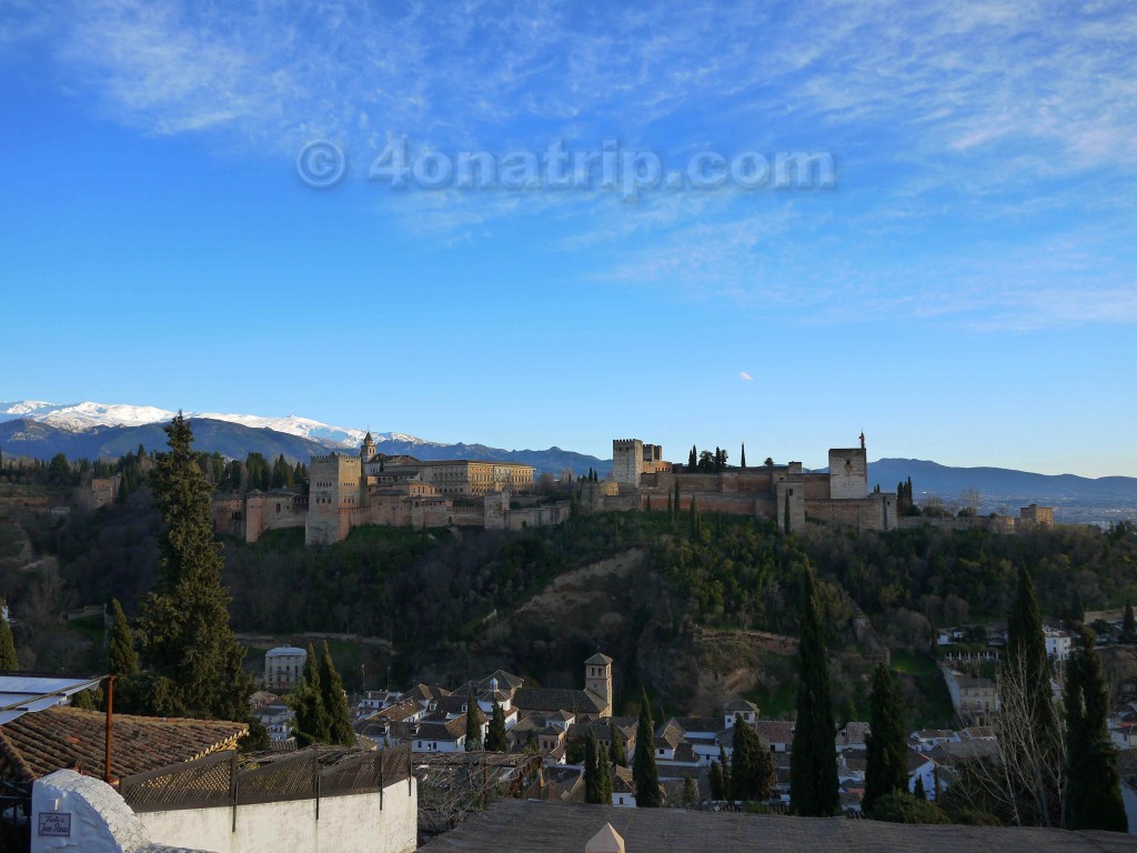 view of Alhambra Granada, Spain