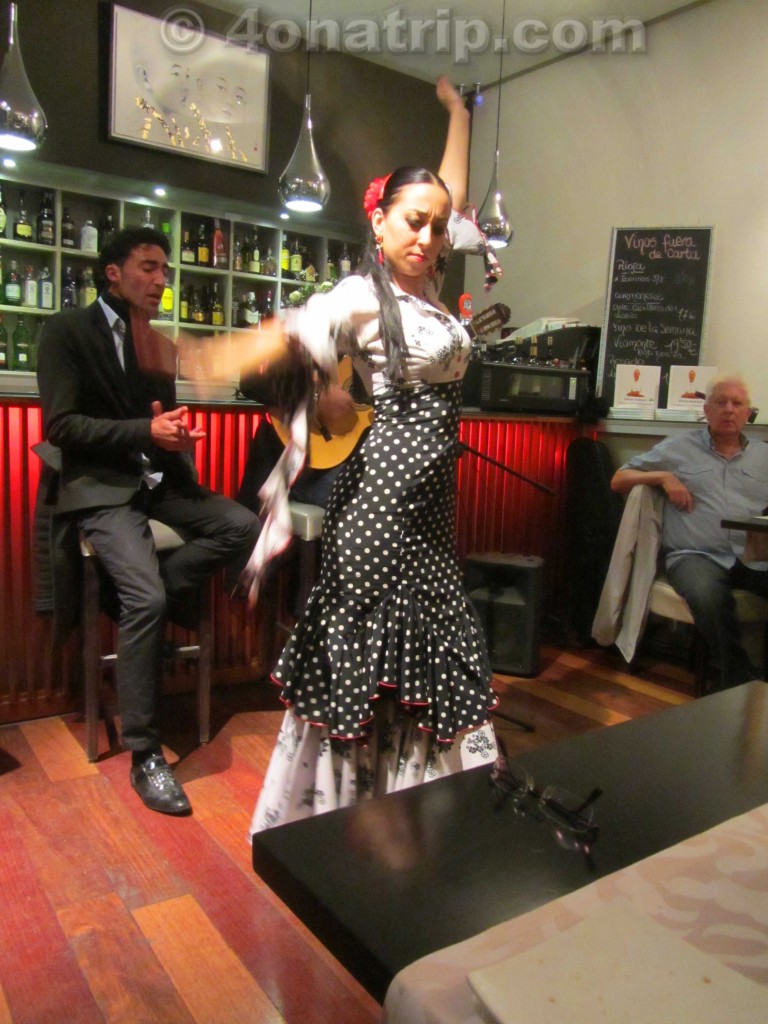 Flamenco dancer Vino Mio Malaga Spain