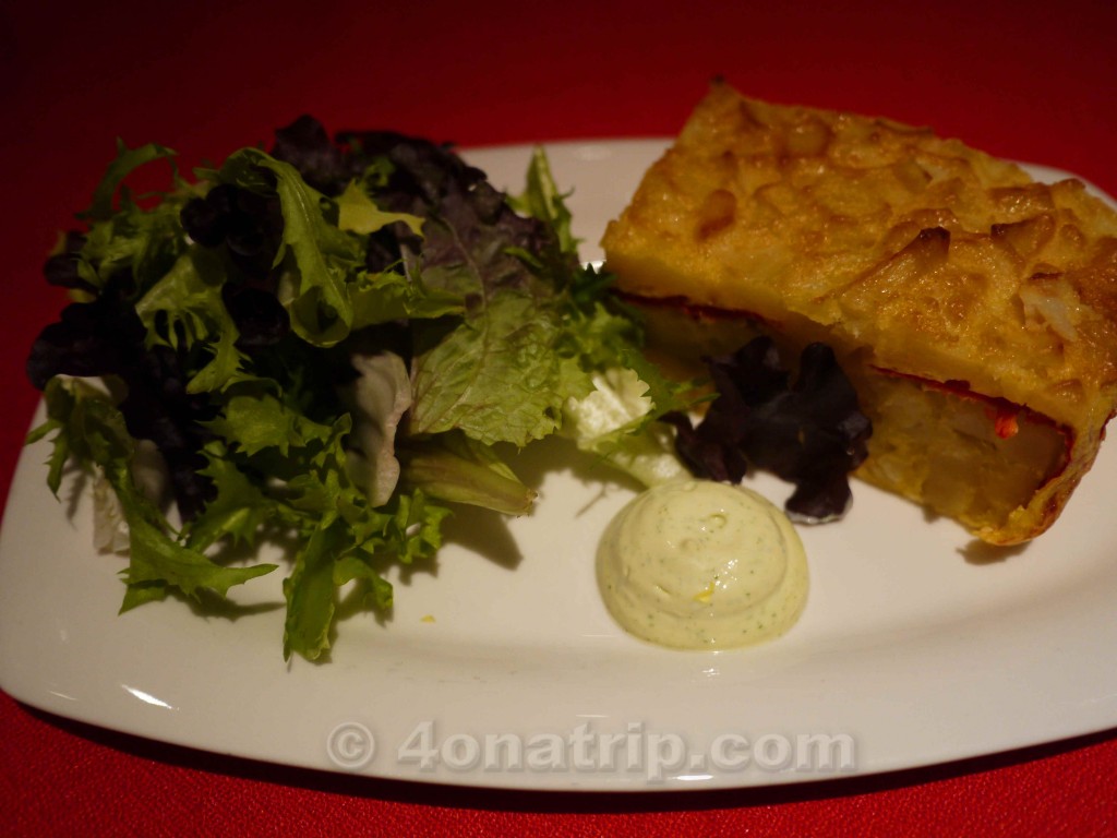 Spanish tortilla Alma Flamenca Malaga Spain