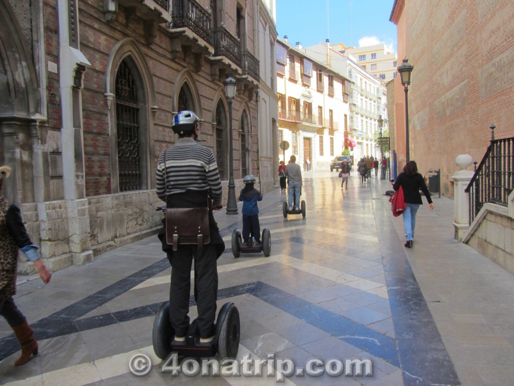 segway through Malaga