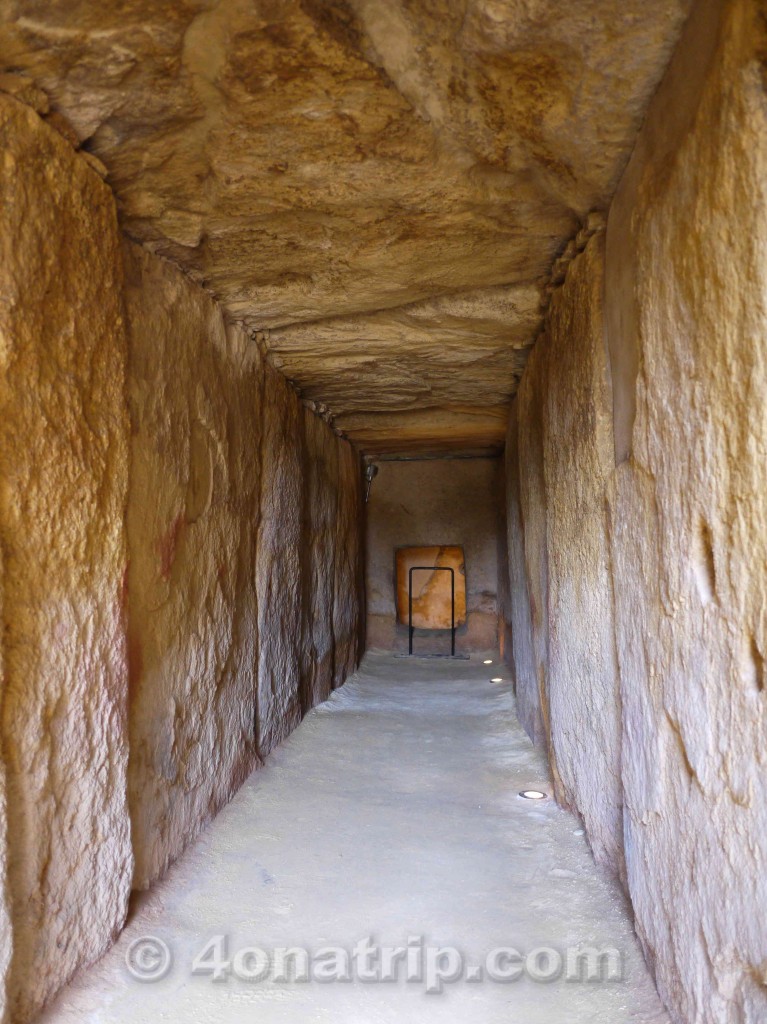 Inside Dolmen de Viera