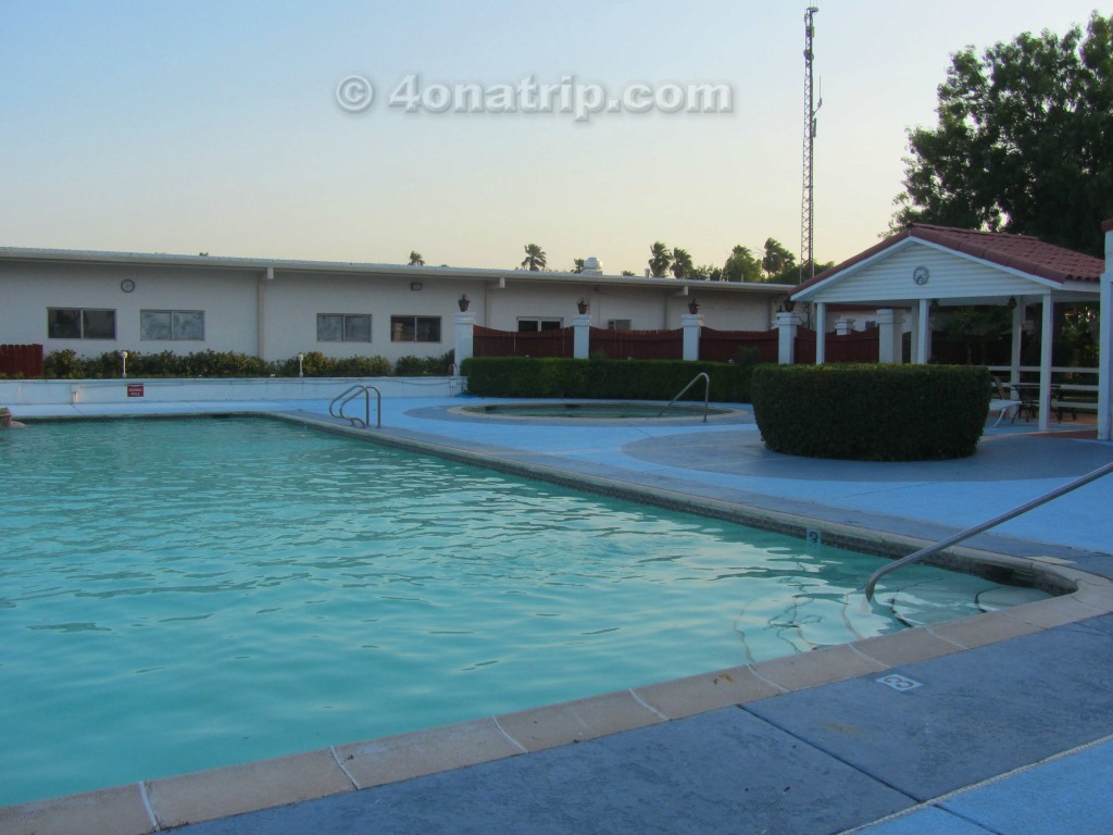 TOT outdoor pool and hot tub