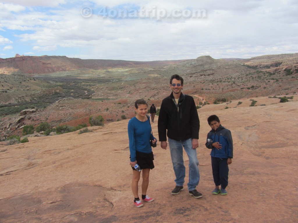 Arches National Park family hiking