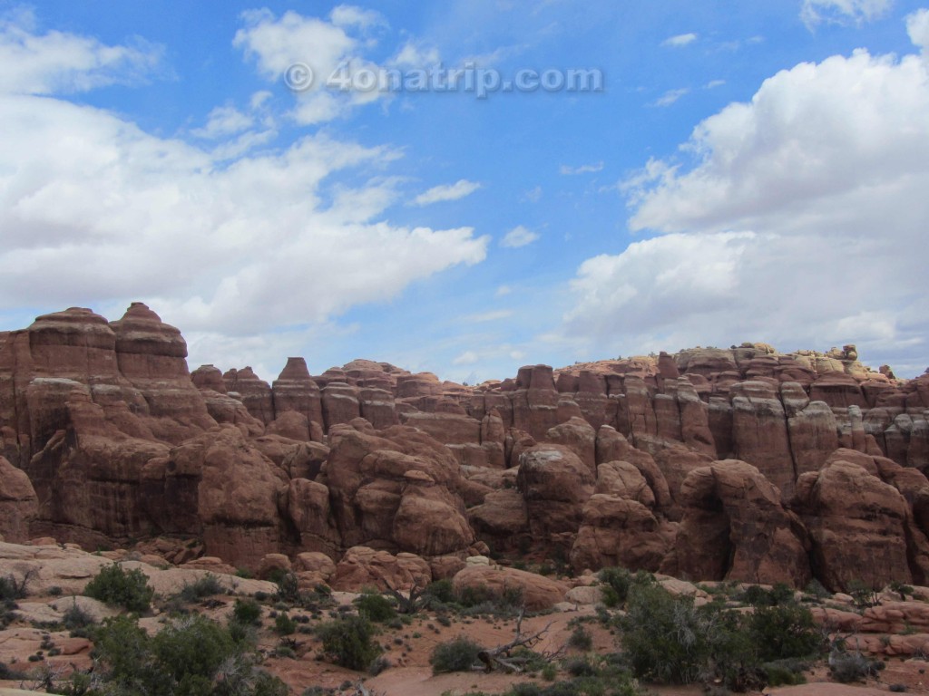 Arches National Park interesting formations