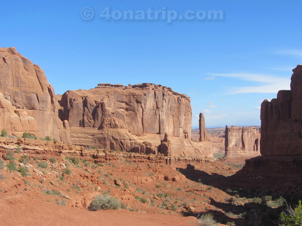 Arches National Park large formations