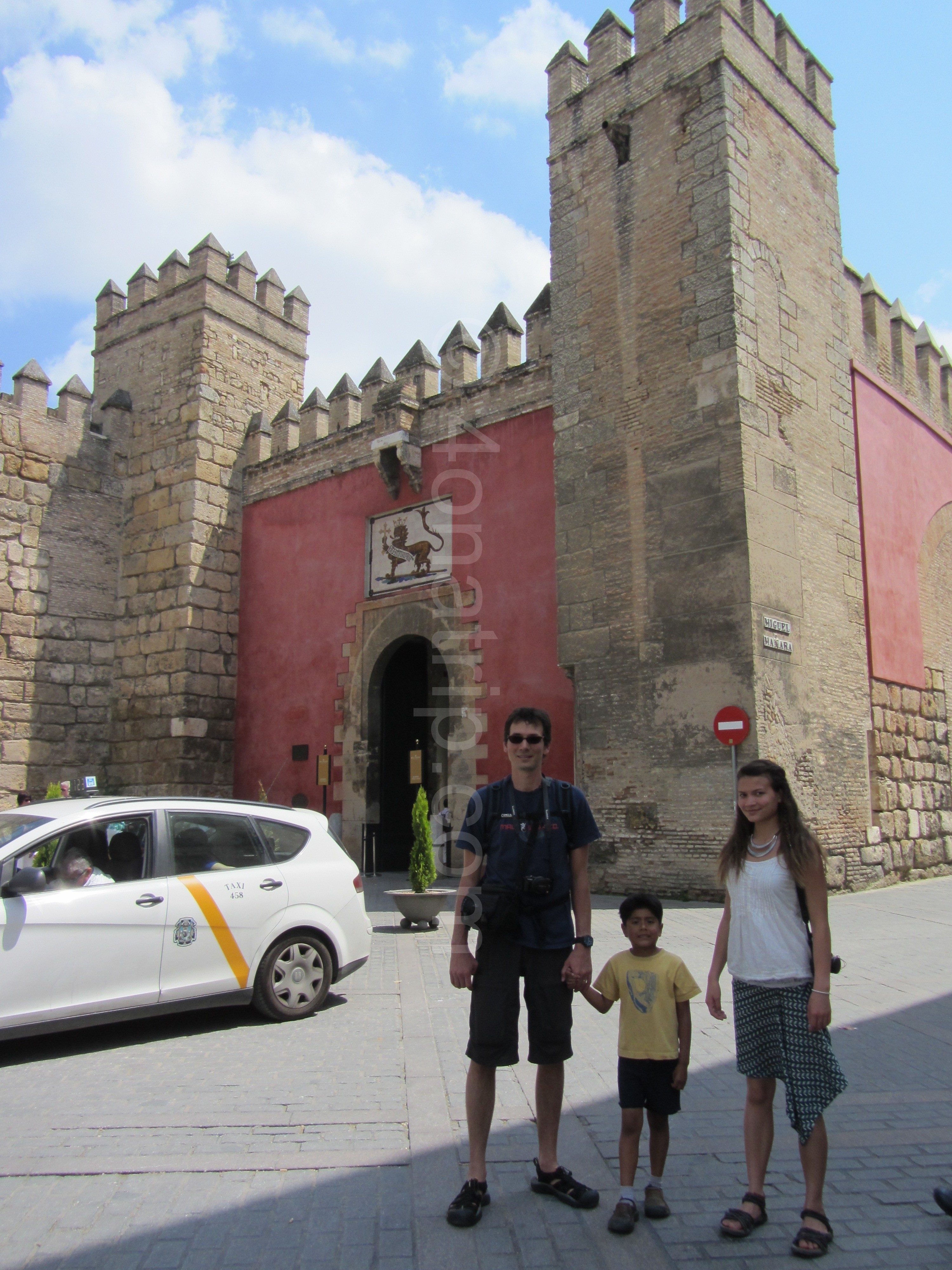 Alcázar in Seville Spain