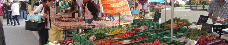 Thursday Market in Bulle, Switzerland