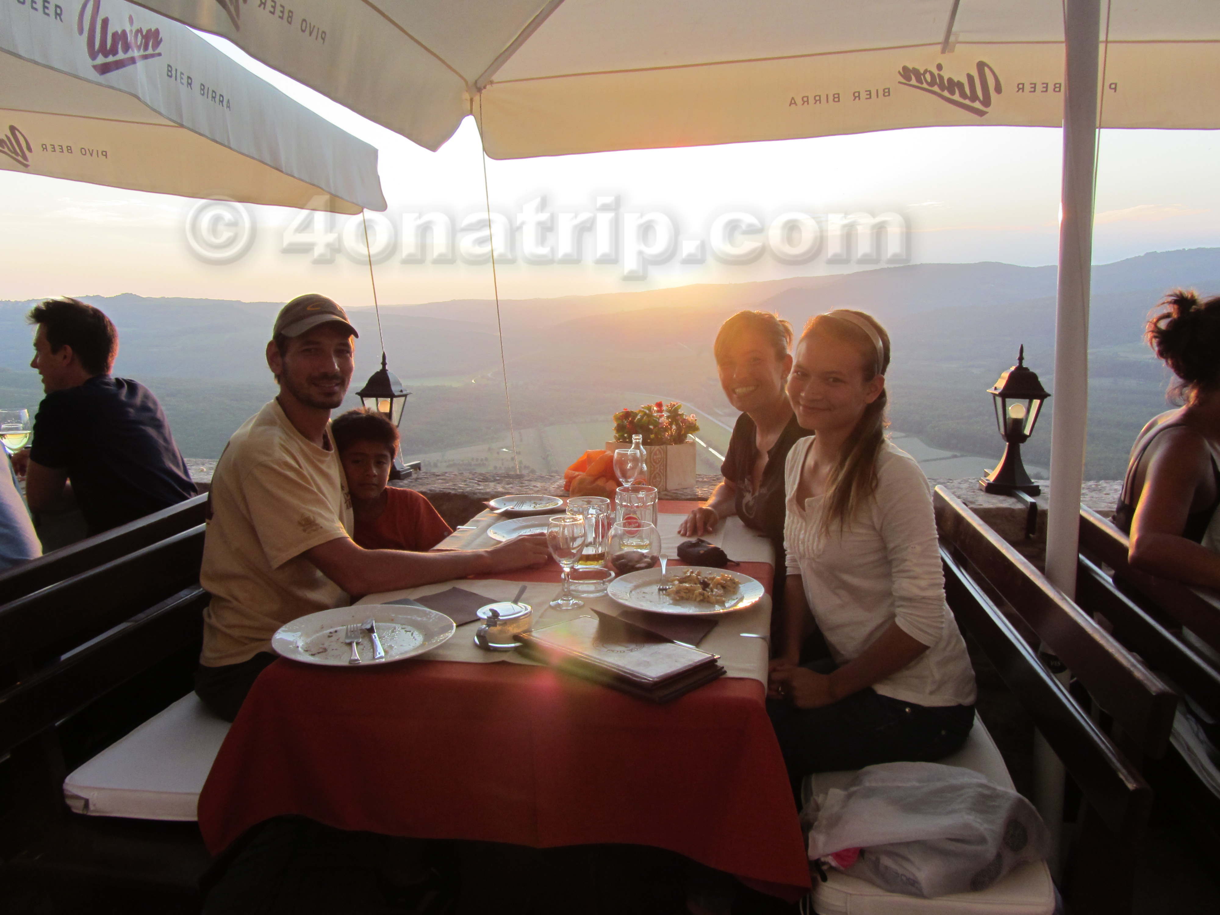 Eating out in Istria Croatia