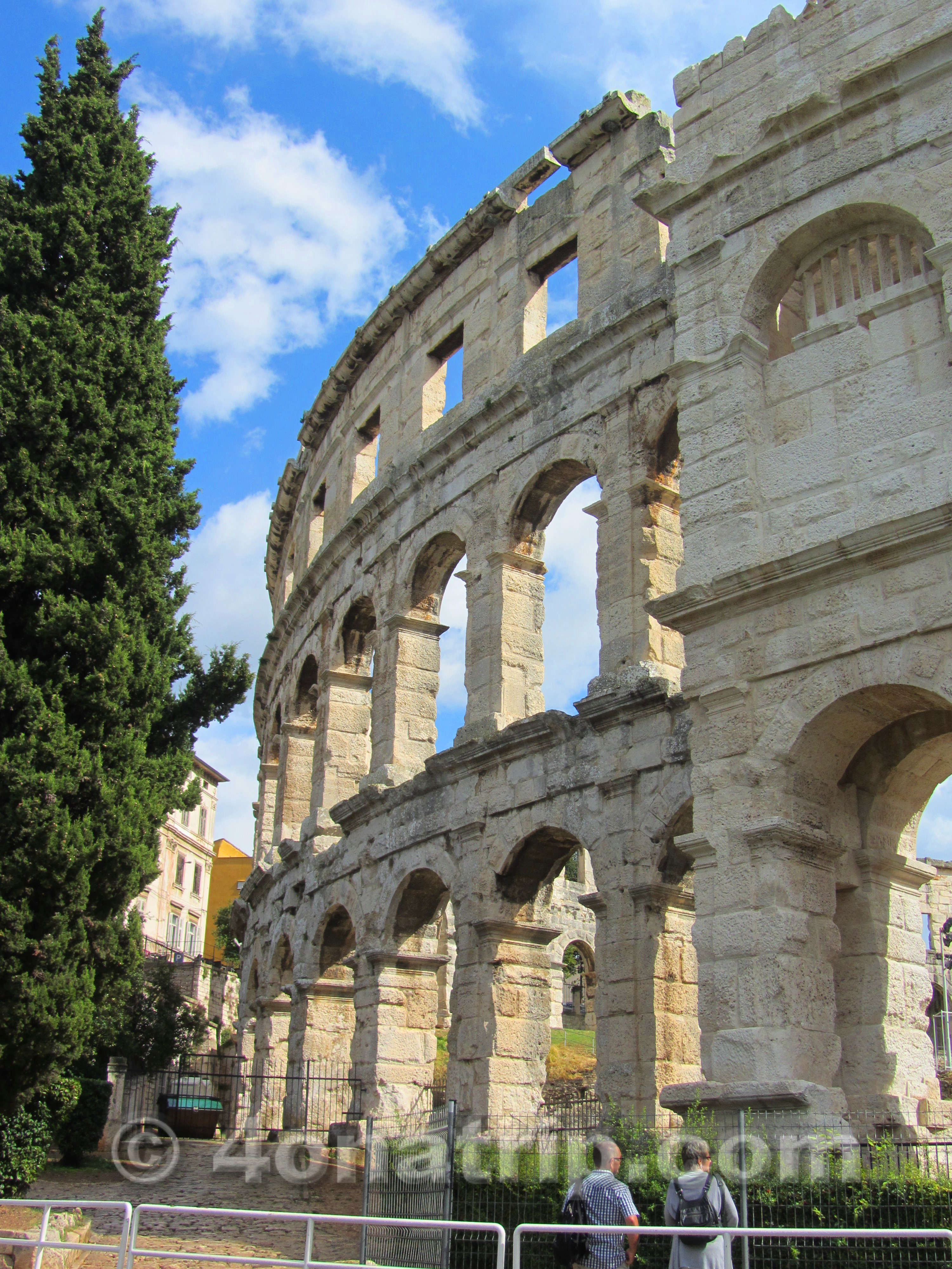 Roman Amphitheater in Pula Croatia