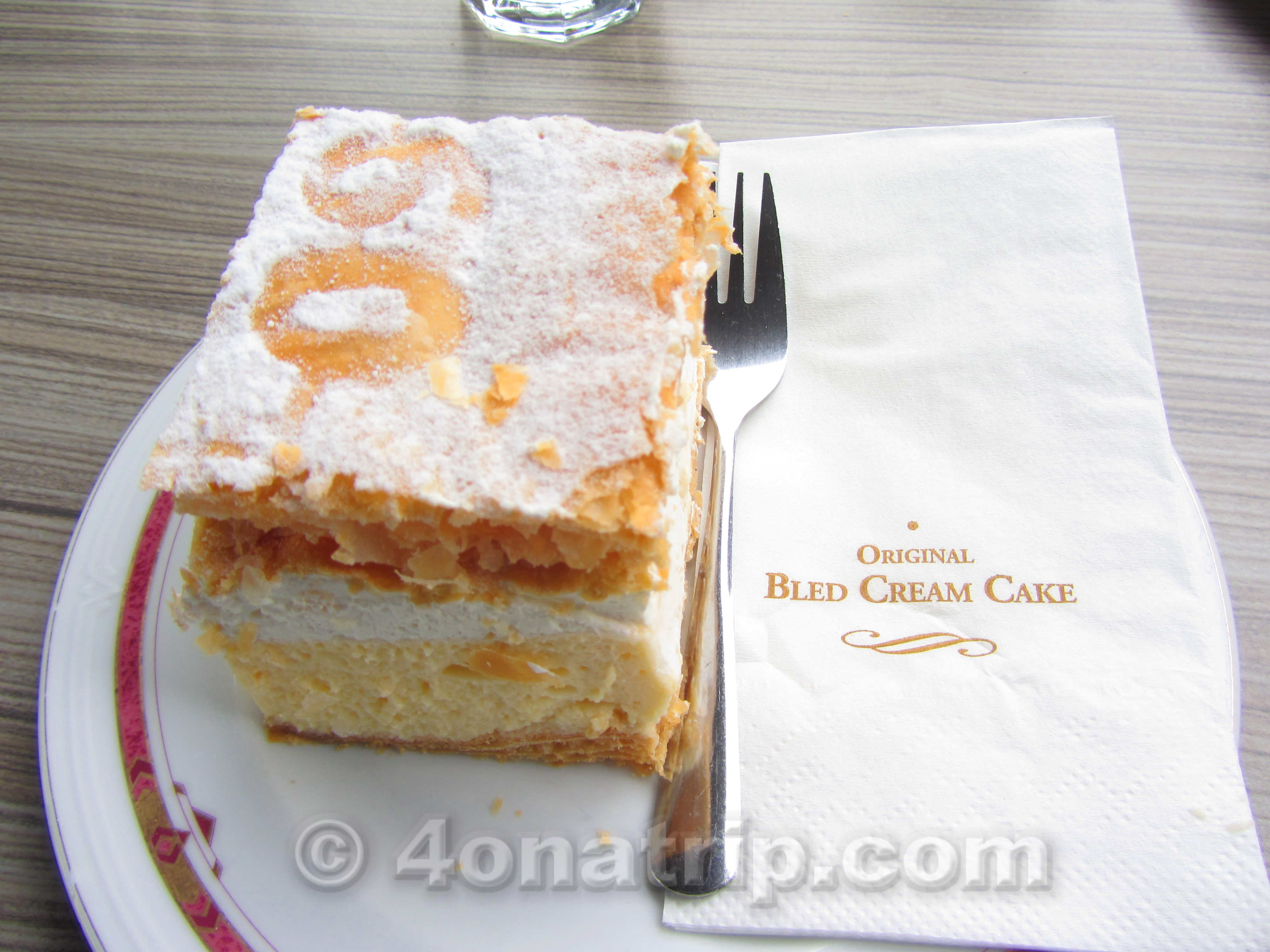 Celebrating 60 years of Bled Cream Cake