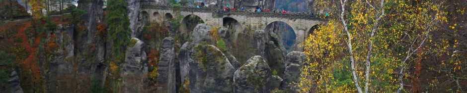 Elbe Sandstone Mountains Germany