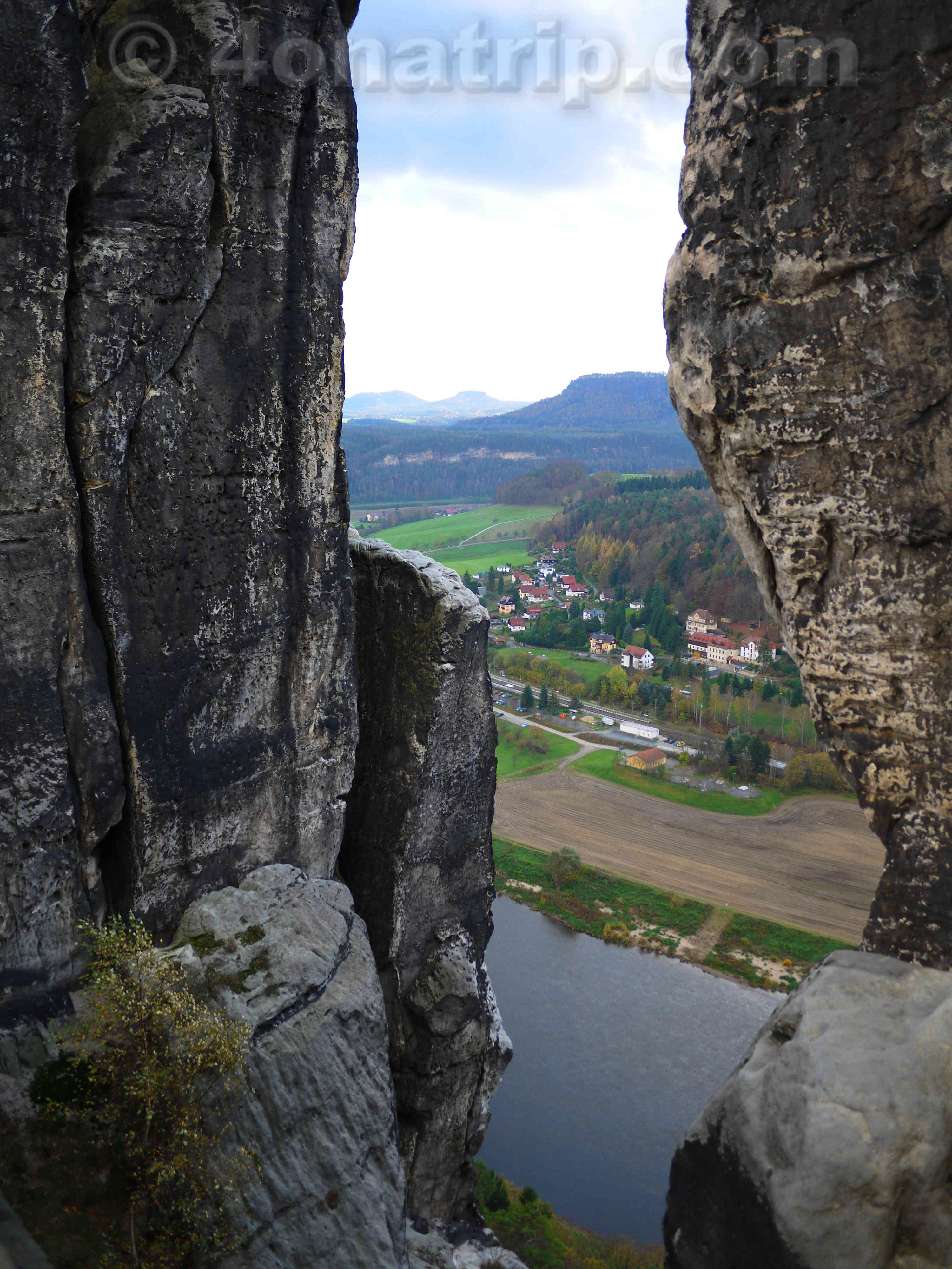 Views Through Rocks Elbe view through rocks | 4 On A Trip